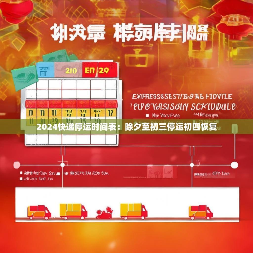 2024快递停运时间表：除夕至初三停运初四恢复